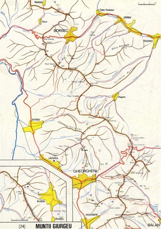 Harta Muntii Giurgeu