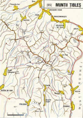 Harta cu Muntii Tibles