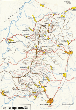 Harta Muntii Trascau